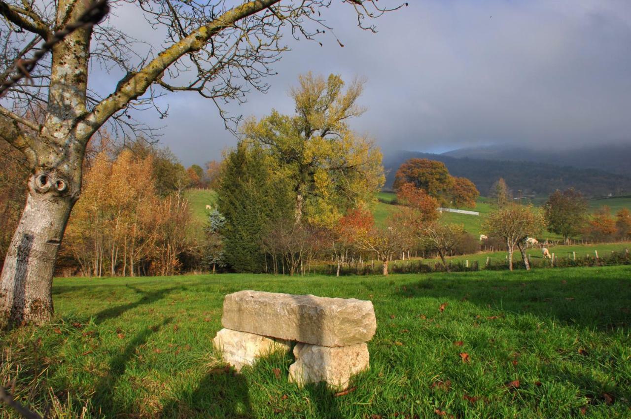 Terres De La Grange Panzió Cuisiat Kültér fotó